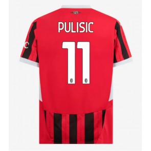 AC Milan Christian Pulisic #11 Domaci Dres 2024-25 Kratak Rukavima